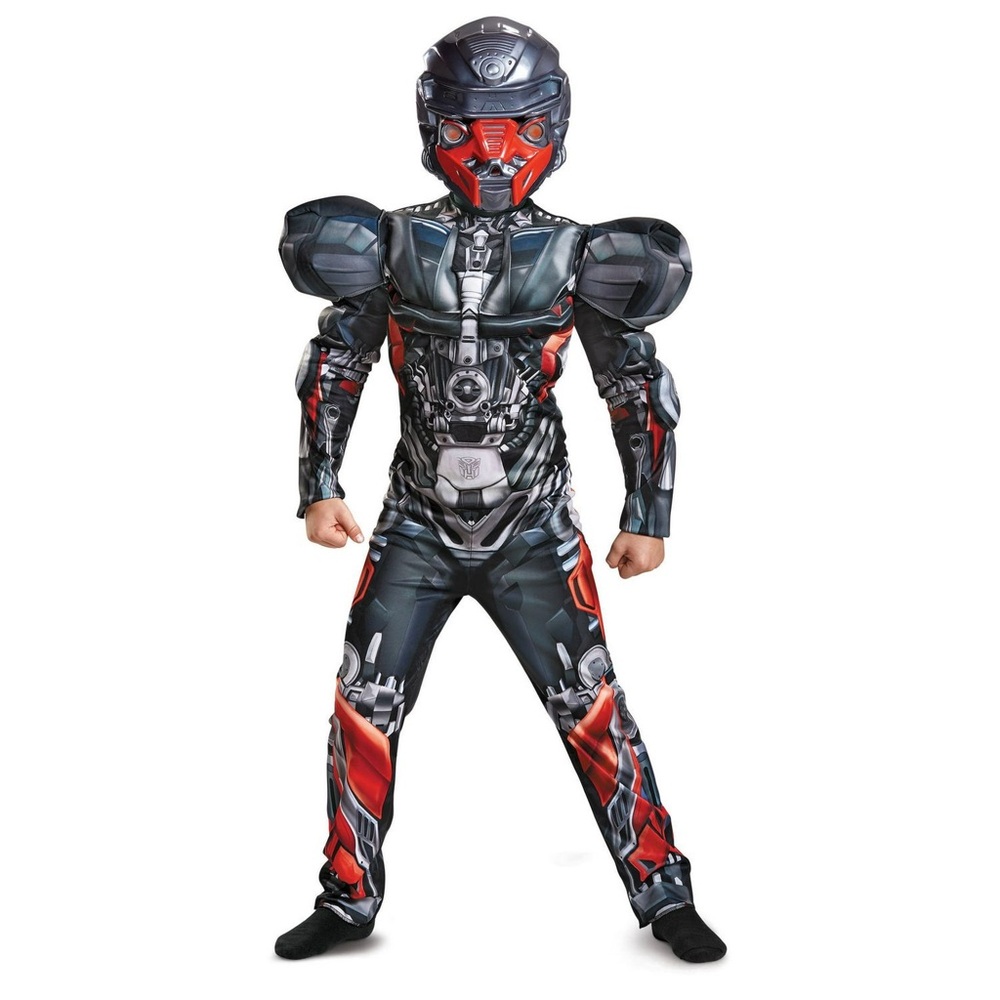 Size medium 8-10 Transformers The Last Knight autobot jumpsuit Halloween costume